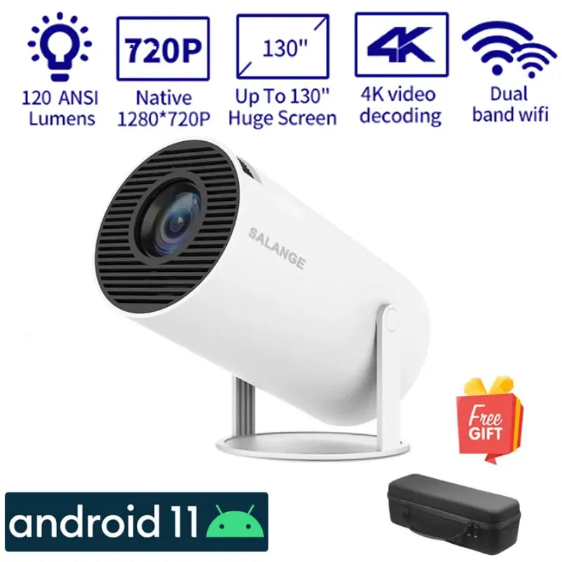 Mini proyector WIFI, Smart TV, 1080P, 4K, a través de HDMI - Tienda Canalisma.com - ventas online