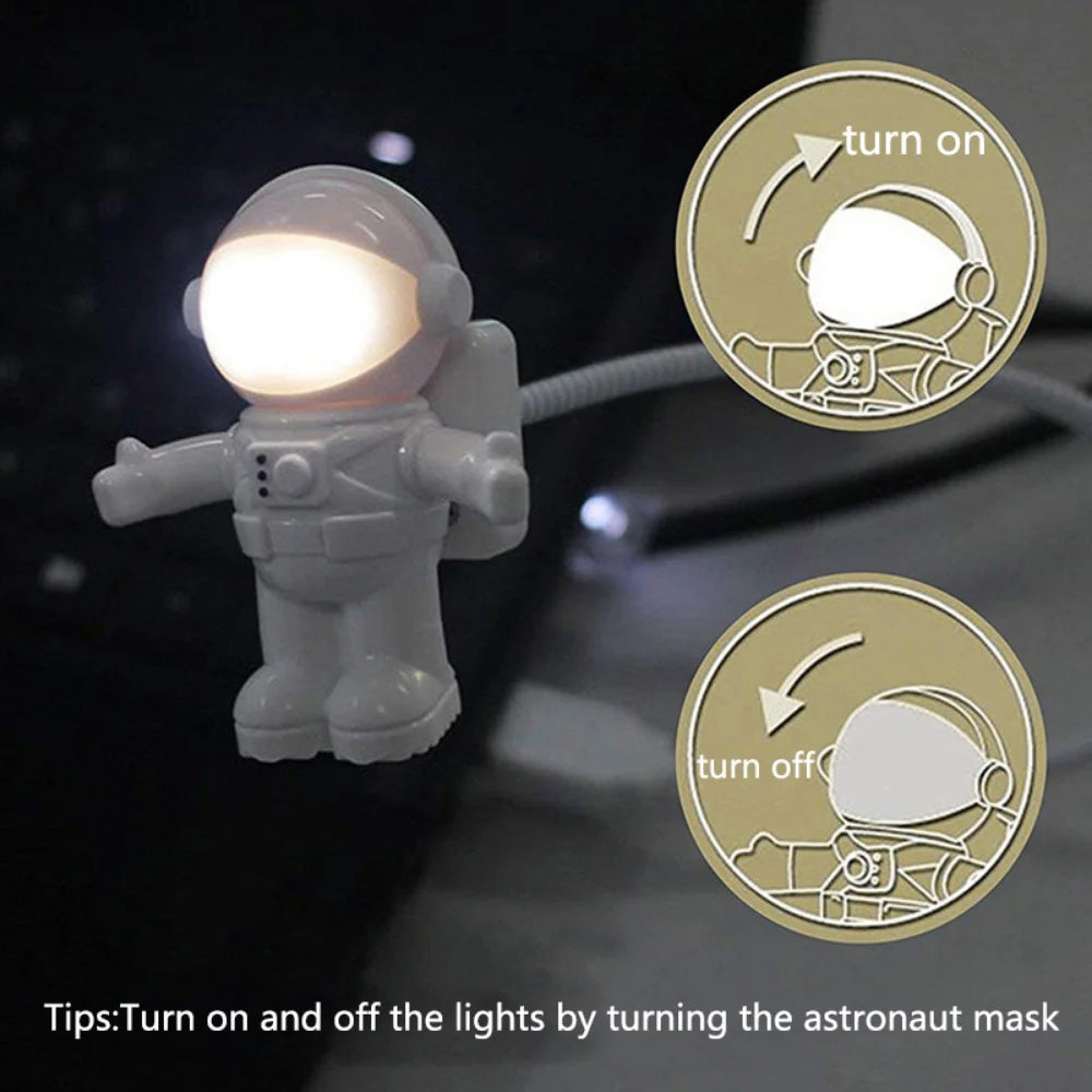 Luz nocturna portátil con forma de astronauta - Tienda Canalisma.com - ventas online